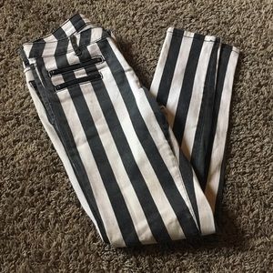 Striped jeans